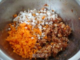咸鲜酥嫩滴——肉馅酿豆腐的做法步骤：2