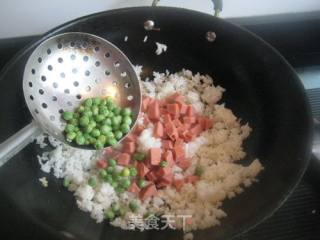 扬州蛋炒饭的做法步骤：8