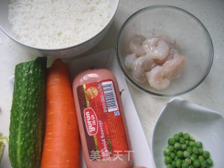 【苏菜】扬州炒饭的做法步骤：1
