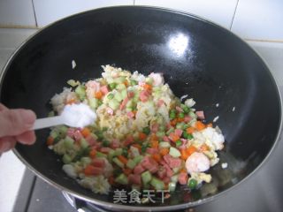 【苏菜】扬州炒饭的做法步骤：8