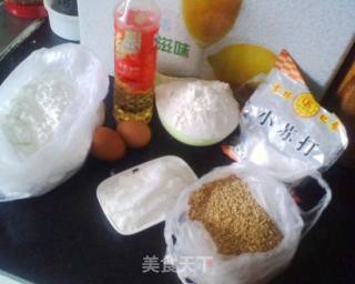 开口笑的做法步骤：1