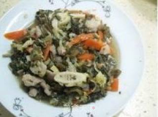 雪菜春笋肉片面疙瘩的做法步骤：6