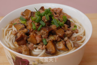 香菇肉末汤面的做法步骤：16