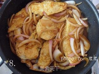 【苏菜】洋葱煎鸡排的做法步骤：8