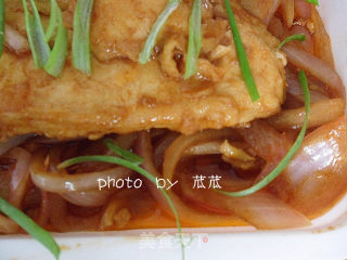 【苏菜】洋葱煎鸡排的做法步骤：9