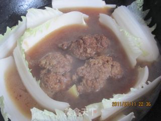 红烧狮子头的做法步骤：5
