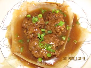 红烧狮子头的做法步骤：7