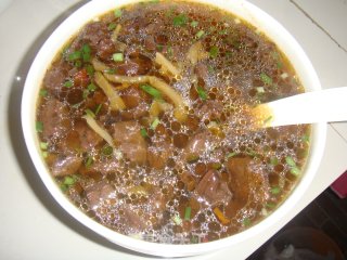 麻油猪血汤的做法步骤：5