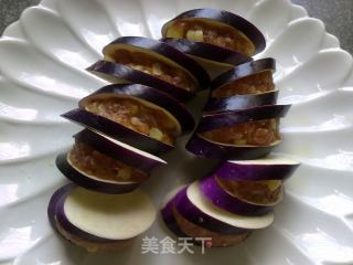 【玉米粒肉末茄盒】的做法步骤：8