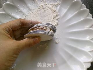 【玉米粒肉末茄盒】的做法步骤：9