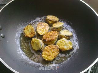 【玉米粒肉末茄盒】的做法步骤：12