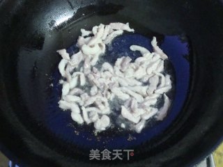 蒜苔炒肉的做法步骤：4