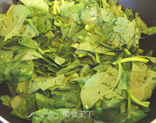【苏菜】清炒木耳菜的做法步骤：1
