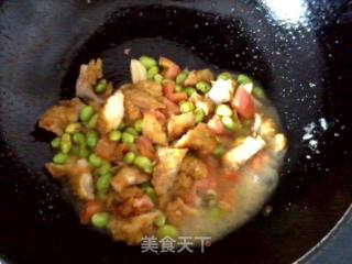 酥肉烩毛豆的做法步骤：10