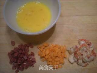 苏菜—扬州炒饭的做法步骤：2