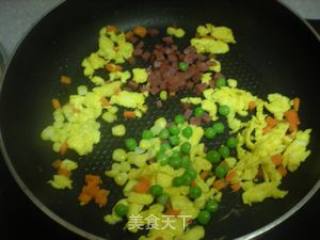 苏菜—扬州炒饭的做法步骤：5