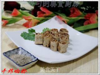 杭州名菜“干炸响铃”的做法步骤：9