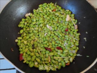 【浙菜】青豆炒核桃的做法步骤：5