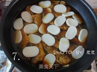 【浙菜】小黄鱼烧年糕 （宁波家常菜）的做法步骤：7