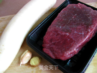 开胃下饭--醋浇萝卜丝牛肉的做法步骤：1