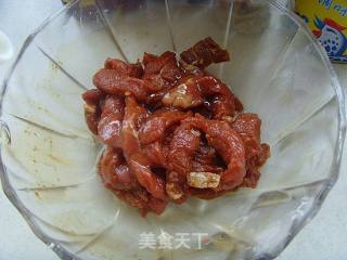 【浙菜】：杭椒牛柳的做法步骤：3