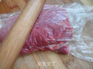 【浙菜】杭椒牛柳的做法步骤：2