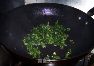 雪菜炒豆腐的做法步骤：4