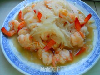 虾卷萝卜丝的做法步骤：6