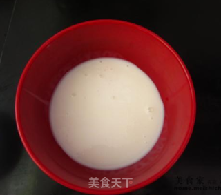 蜜豆双皮奶的做法步骤：1