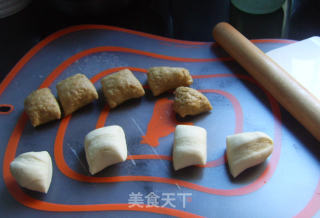 双色小刀切的做法步骤：3