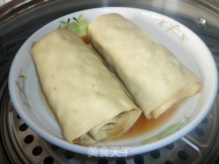 豆皮肉卷的做法步骤：6