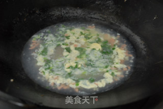 [浙菜]翡翠瑶柱羹的做法步骤：9
