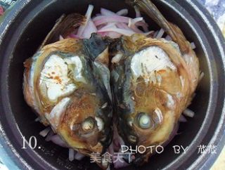 麻辣干锅鱼头 （电饭锅版）的做法步骤：10