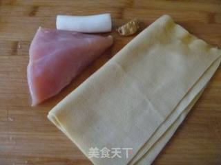 【菠菜鸡肉卷】的做法步骤：1