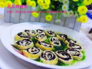 【菠菜鸡肉卷】的做法步骤：16