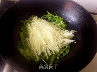青椒土豆丝的做法步骤：5