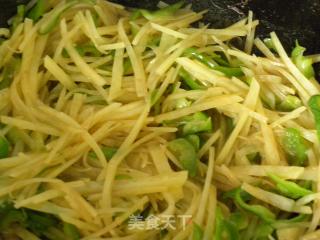 青椒土豆丝的做法步骤：4