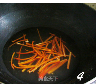 蒜苔炒肉丝的做法步骤：4