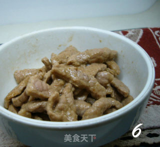 蒜苔炒肉丝的做法步骤：6