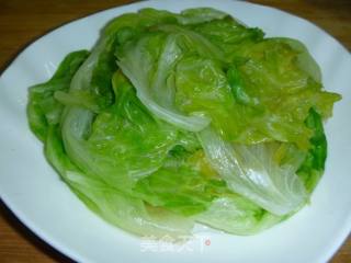 【闽菜】改良版---白灼生菜的做法步骤：3