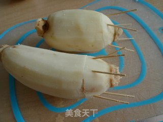 【浙菜】桂花糯米藕的做法步骤：4