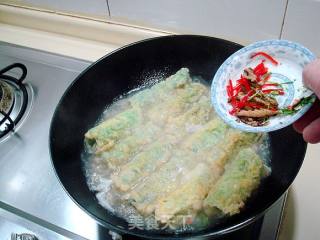 【浙菜】――浙南风味“绣球锅塌菜卷”的做法步骤：18