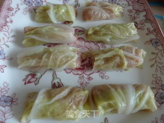 【浙菜】鸡汁菜卷的做法步骤：6