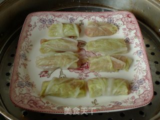 【浙菜】鸡汁菜卷的做法步骤：7