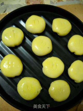 微波之芝麻蜜橙酥饼的做法步骤：15