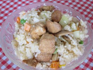起士肉丁炒饭的做法步骤：13