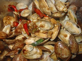 爆炒蚶子 花蛤 蚬子的做法步骤：6