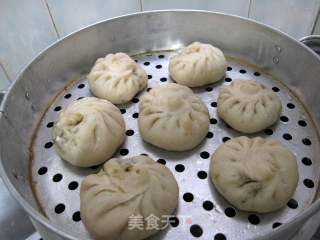 韭菜虾皮鲜肉包——发面无压力：）的做法步骤：14