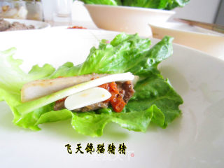 生菜牛肉卷的做法步骤：11