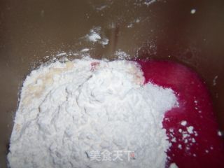 火龙果蜜豆吐司的做法步骤：3
